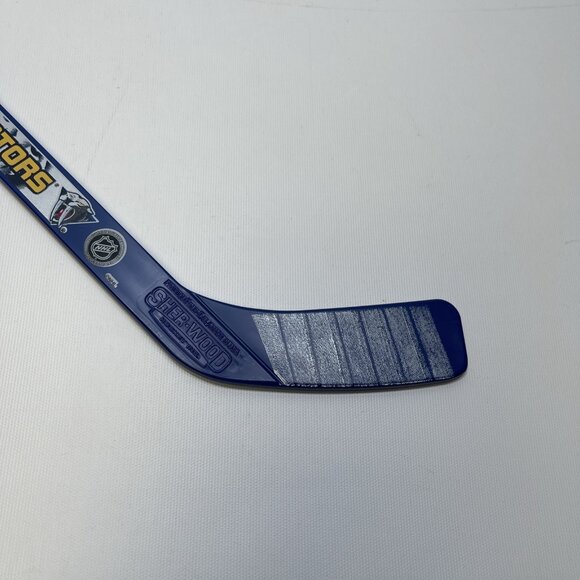 NHL Officially Nashville Predators Mini Hockey Stick USA Made Blue Sher-Wood NEW - Picture 4 of 6